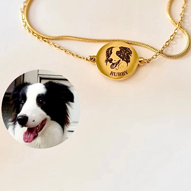 Personalized Pet Portrait Bracelet