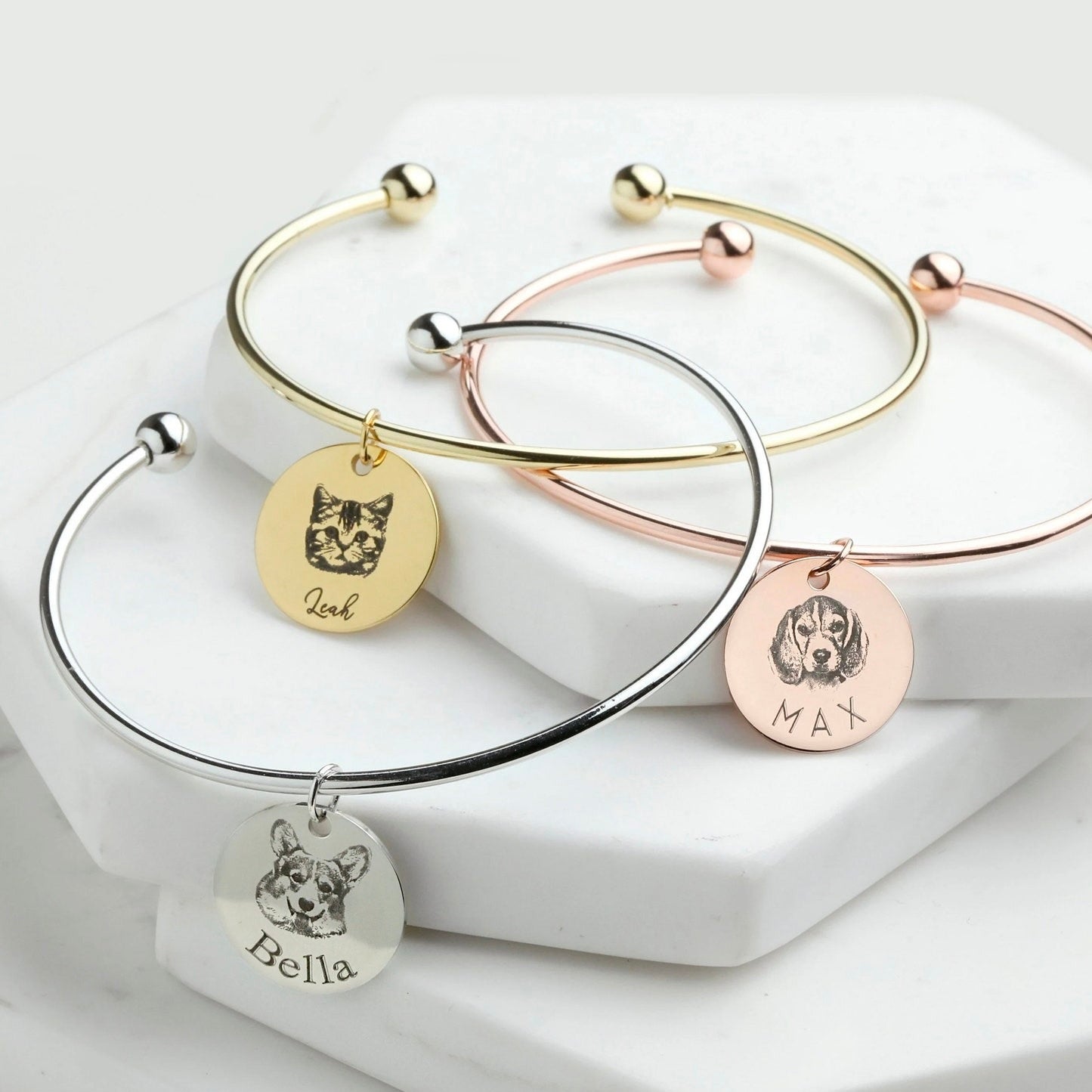 Custom Pet Portrait Bracelet